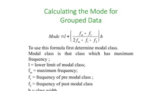 UNIT III Central tendency measure of dispersion.pptx
