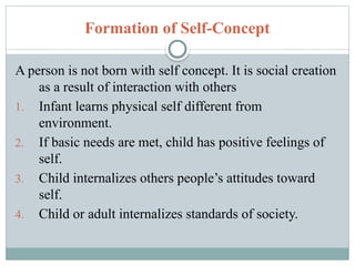 Unit III, Concept of self perception.pptx