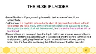 Unit III Control Flow fundamentals of programming .ppt