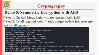 Introduction to Cryptography and Cybersecurity Foundations | PPTX