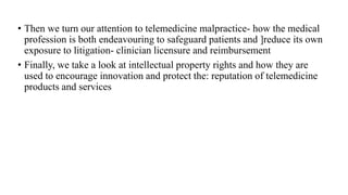 UNIT III ETHICAL AND LEGAL ASPECTS OF TELEMEDICINE.pptx