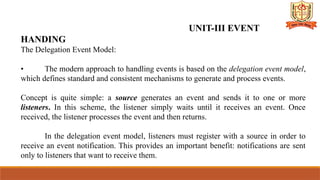 UNIT III Event Handling of the car j.pptx