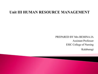 PREPARED BY Mrs BEMINA JA
Assistant Professor
ESIC College of Nursing
Kalaburagi
 