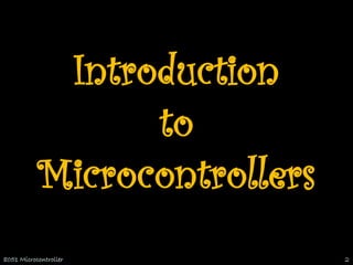 UNIT III Introduction to Microcontroller.pdf