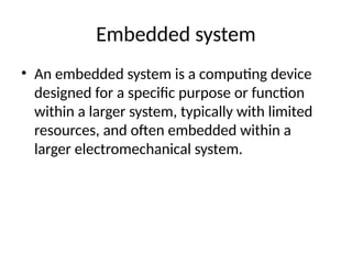 Unit III Internet of Things and Embedded System.pptx