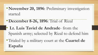 Unit iii life and works of rizal | PPTX