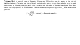 Fluid mechanics btech sem 3 nsut. Please | PDF