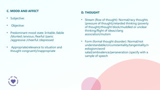 UNIT III MENTAL HEALTH NURSING ASSESSMENT | PPTX
