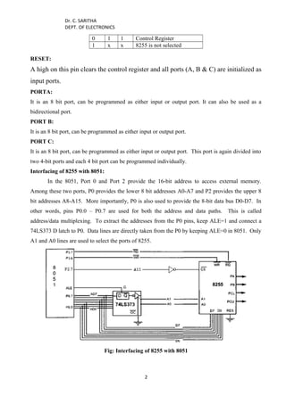 Unit iii microcontrollers final1 | PDF