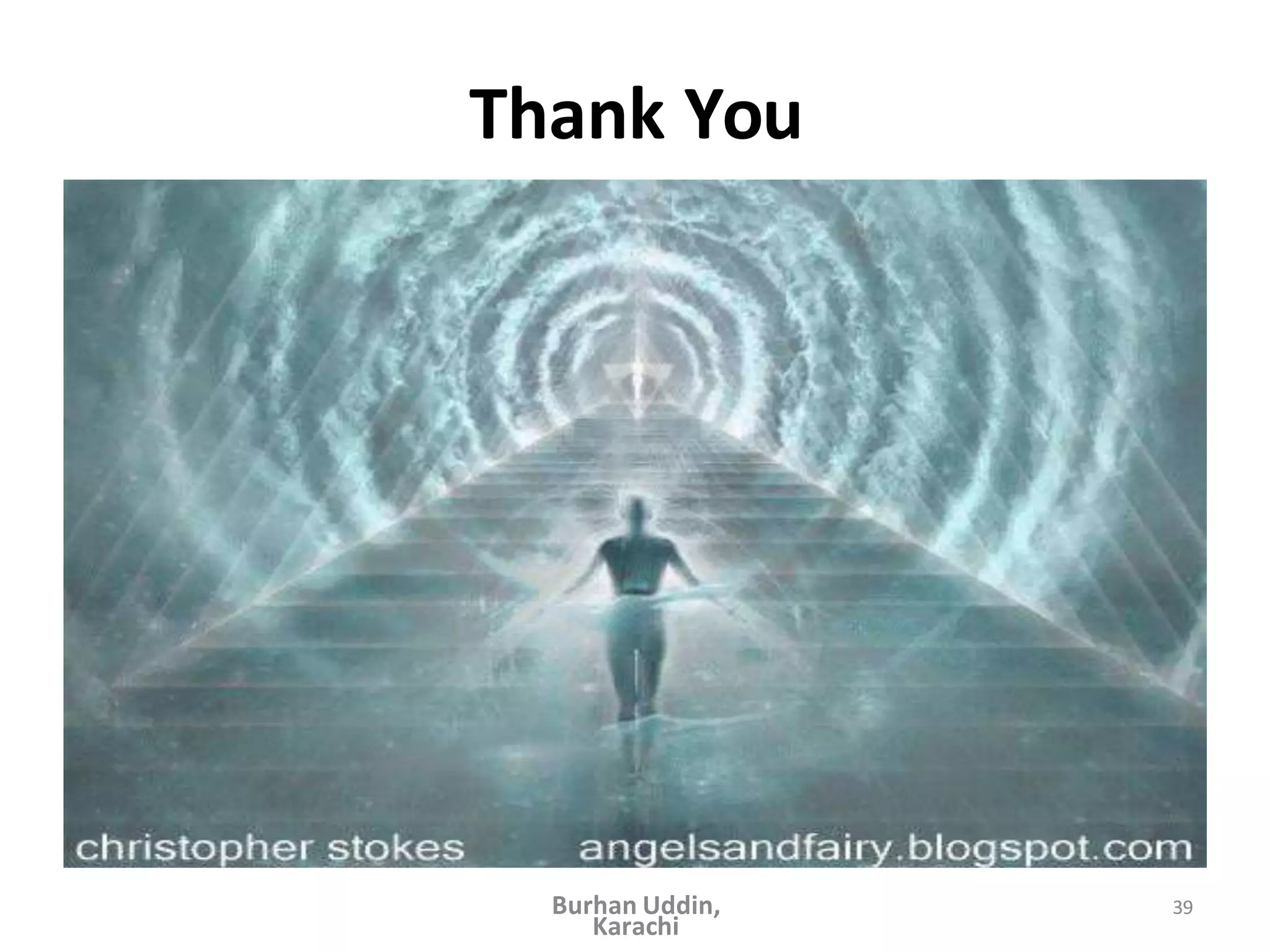 Thank You
39
Burhan Uddin,
Karachi
 