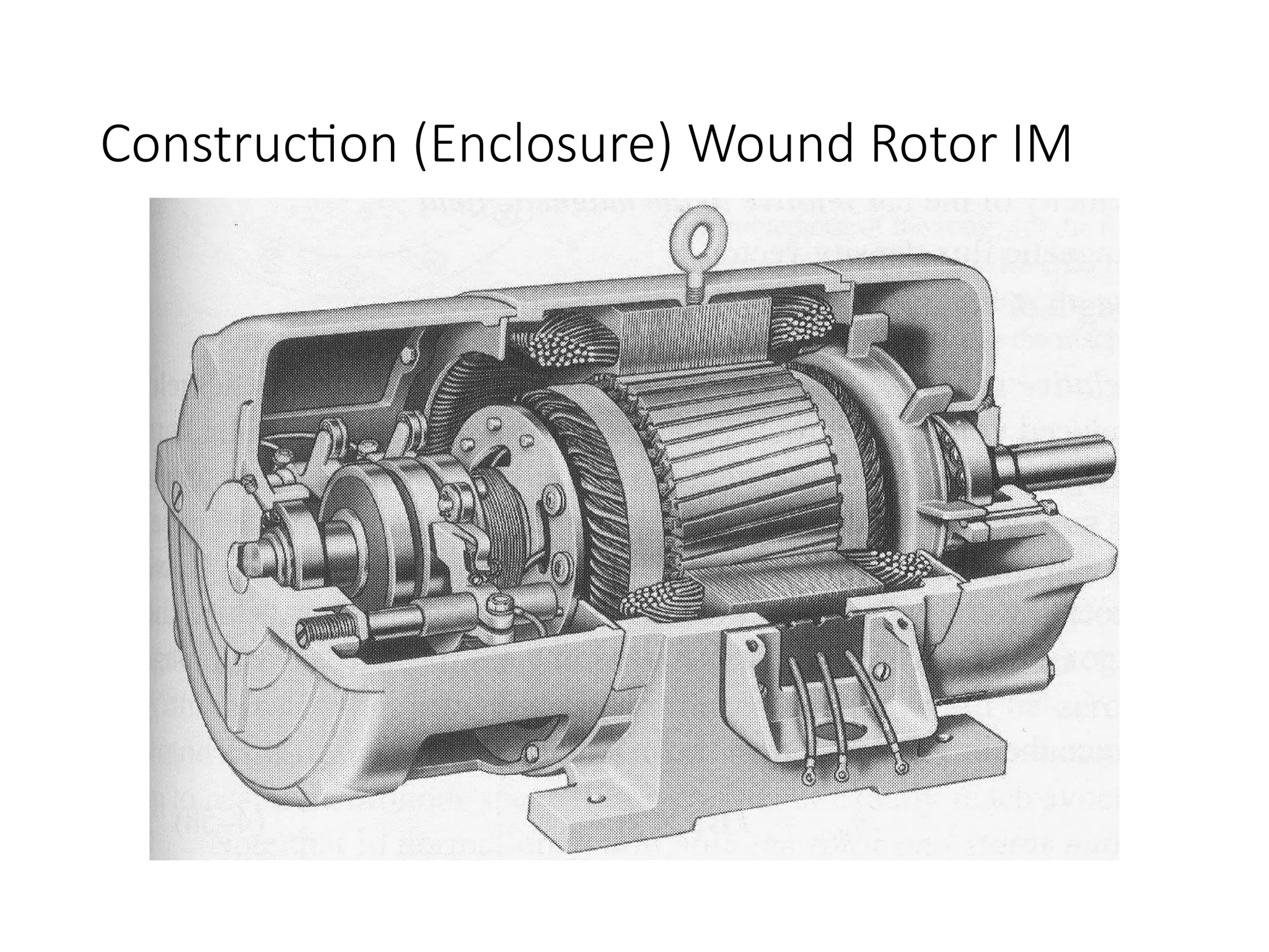 Construction (Enclosure) Wound Rotor IM
 
