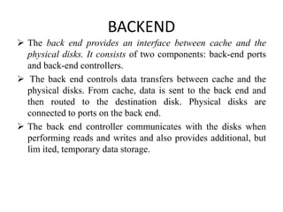 UNIT II INTELLIGENT STORAGE SYSTEMS AND RAID.pptx