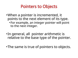 Unit IIIUnderstand the fundamental concept of pointers .ppt
