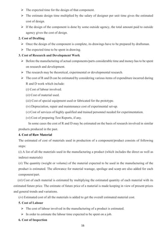 Unit – III: Introduction to Cost Estimation | PDF