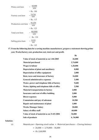 Unit – III: Introduction to Cost Estimation | PDF