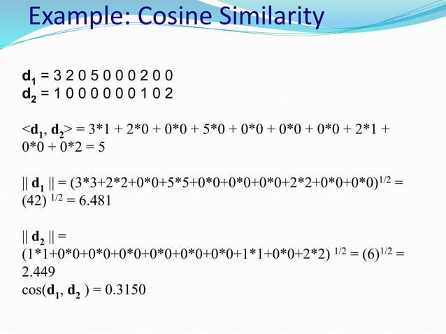 Data mining Measuring similarity and desimilarity | PPTX | Physics ...