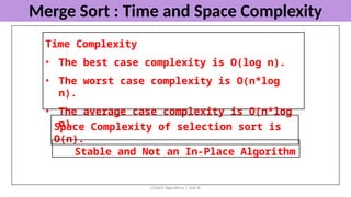 algorithm cs3401 ppt unit 3 - cover all topics | PPTX