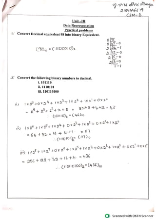 CS304PC:Computer Organization and Architecture Unit III Problems Solution .pdf