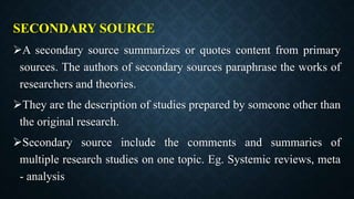Multiple Secondary UNIT III ( Review of literature.pptx
