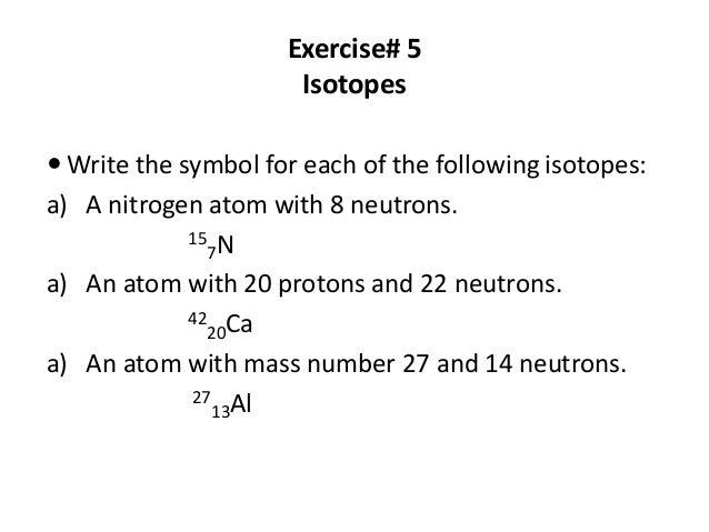 unit iii the atom and the prediodic table 2 write its symbol in the form azx