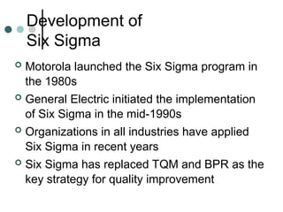 Comprehensive Guide to Six Sigma Quality Improvement and Process ...