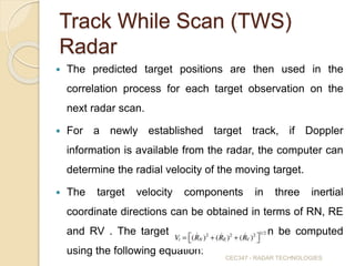UNIT III TRACKING RADAR.pptx