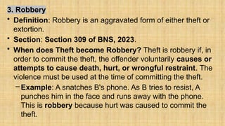 Robbery Form UNIT III TYPOLOGY OF CRIME AND CRIMINAL BEHAVIOUR (1).pptx