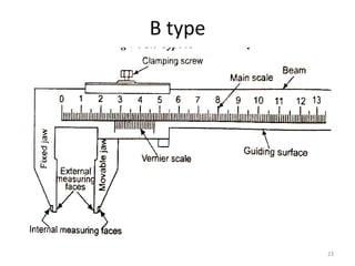 UNIT II LINEAR AND ANGULAR MEASUREMENTS | PPTX