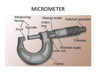 MICROMETER
11
 