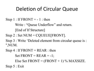 Unit ii linear data structures | PPTX