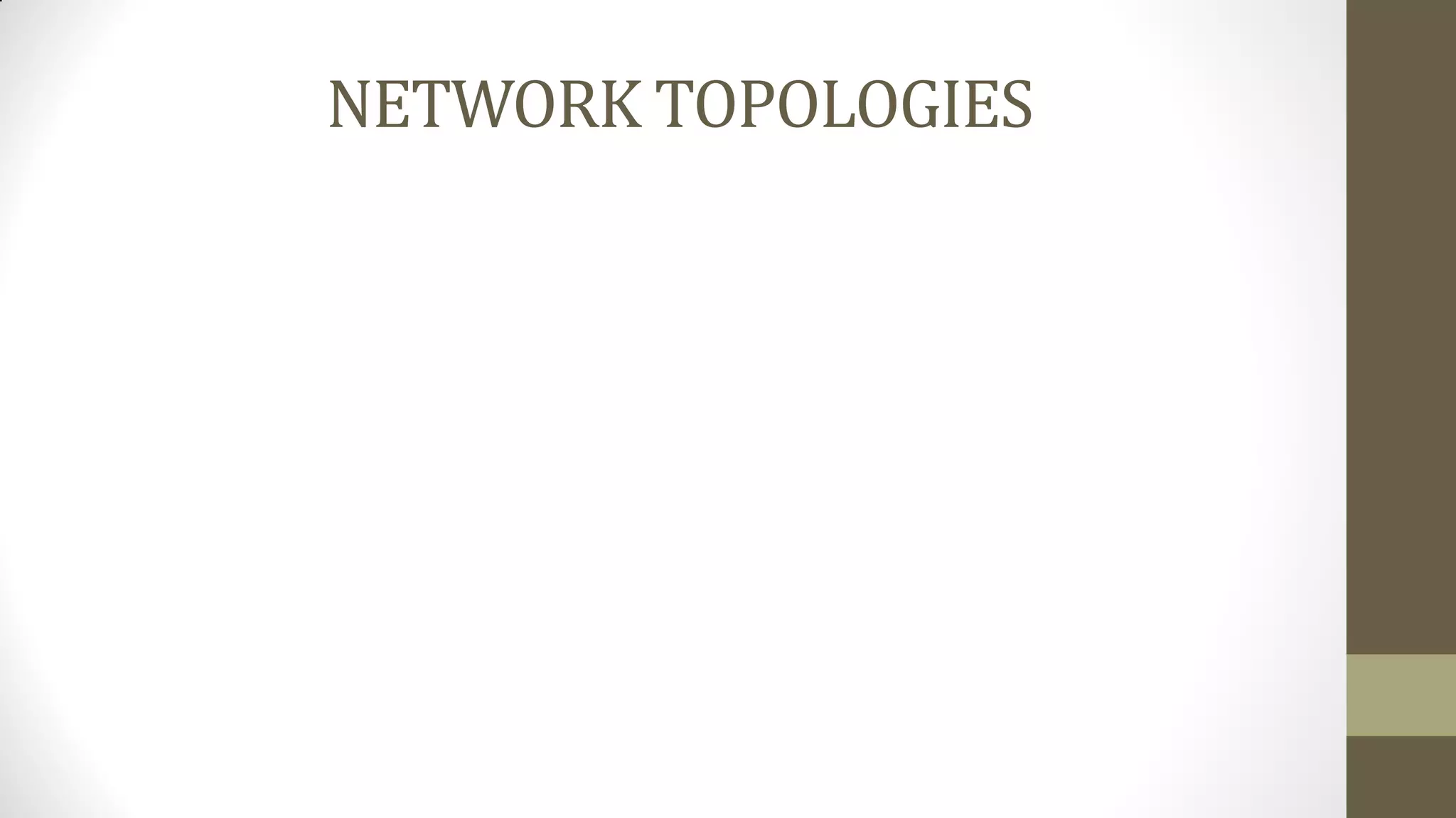 NETWORK TOPOLOGIES

 