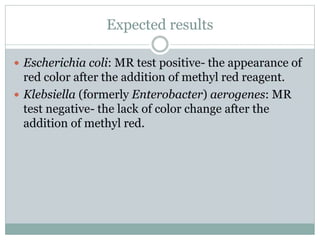 Identification of bacteria,IMVic and sterilization methid | PPTX