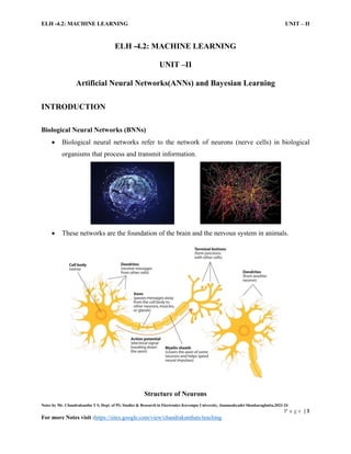 Artificial Neural Networks and Bayesian Learning | PDF