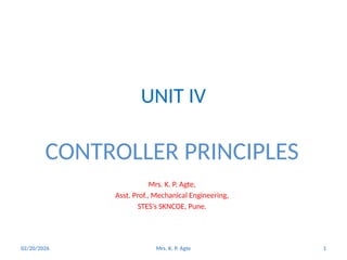 Comprehensive Overview of Controller Principles in Control Systems ...