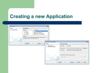 Creating a new Application
 