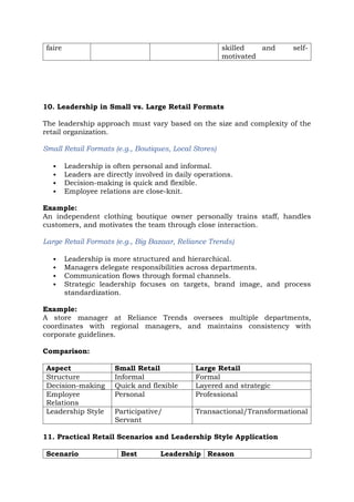 Retail Leadership Dynamics UNIT II Notes.docx