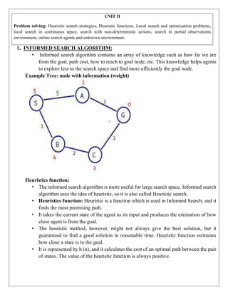 AI3391 ARTIFICIAL INTELLIGENCE UNIT II notes.pdf