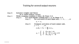 Training for several output neurons
8/30/2020
 