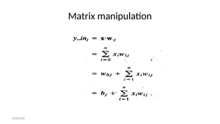 Matrix manipulation
8/30/2020
 