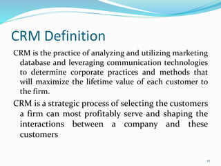 Unit I introduction to CRM .pptx