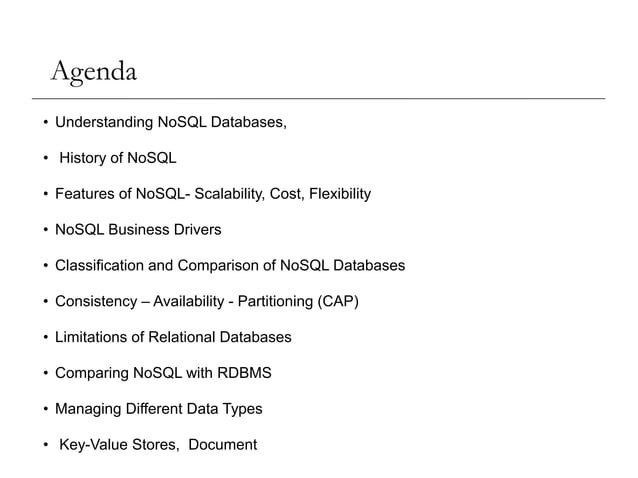 UNIT I Introduction to NoSQL.pptx
