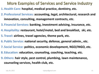 Introduction to service marketing | PPTX