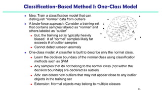 Outlier Classification Course-CO9301: Unsupervised Modelling for AIML Unit-II:Feature ...