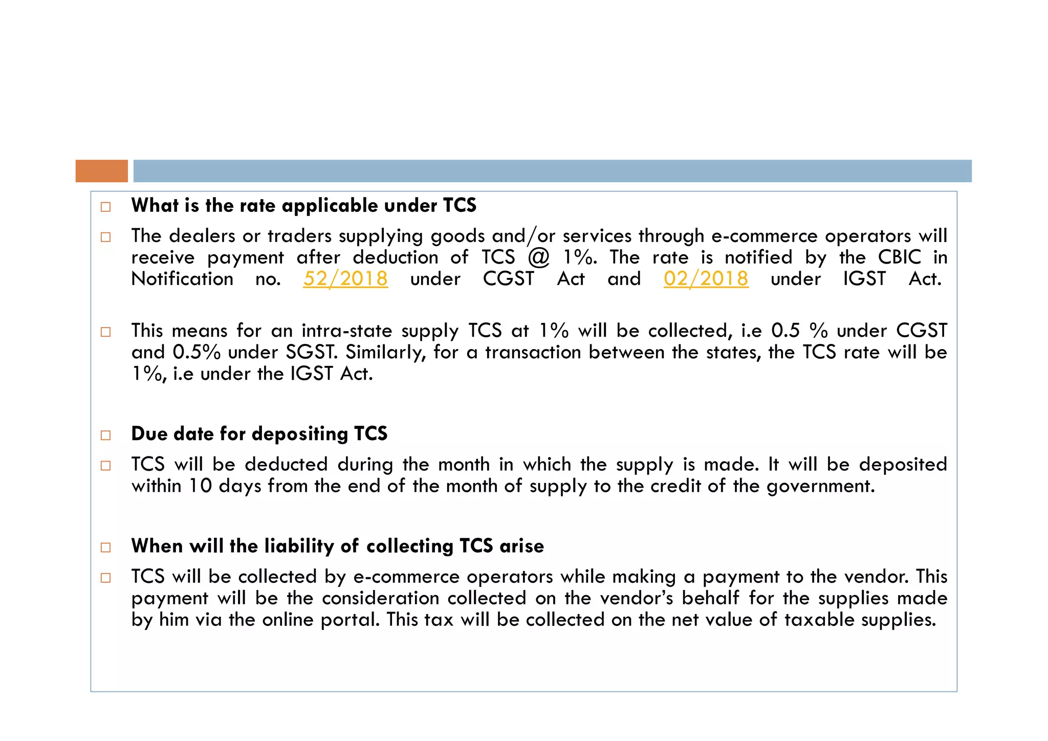 TDS and TCS Under GST | PDF