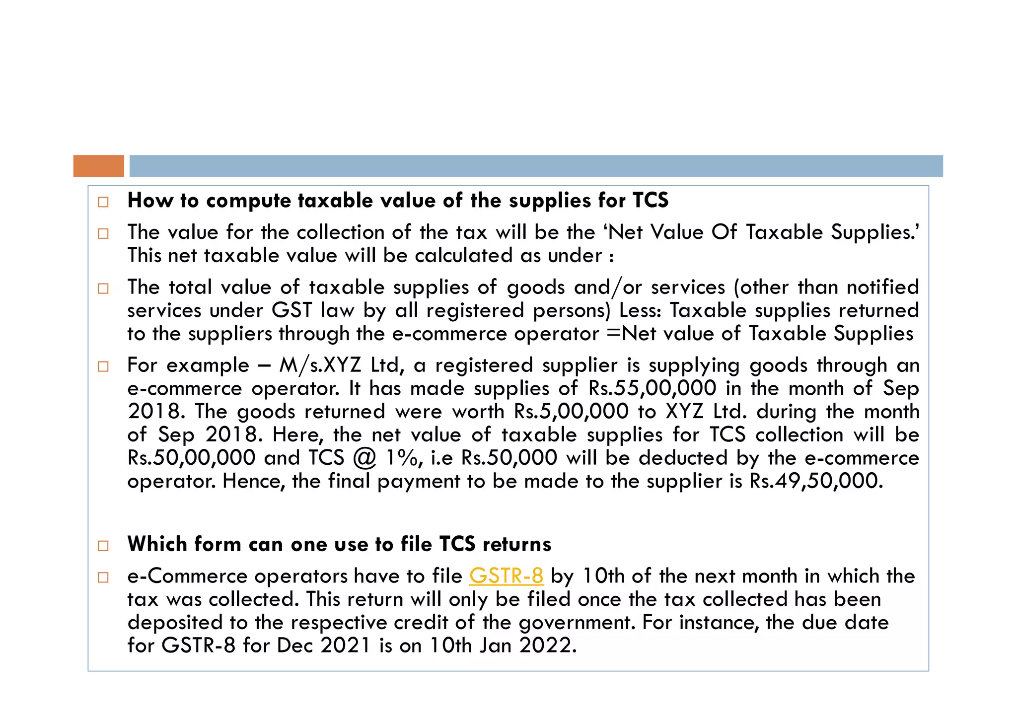TDS and TCS Under GST | PDF