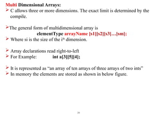 S1 Array UNIT_II_part_2_arrays.ppt UNIT_II_part_2_arrays.ppt