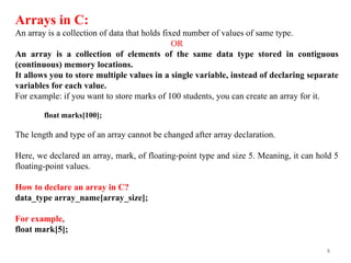UNIT_II_part_2_arrays.ppt UNIT_II_part_2_arrays.ppt
