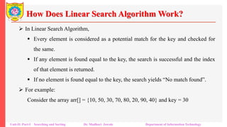 Searching and Sorting Unit II Part I.pptx