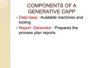 Unit ii Process Planning | PPTX