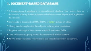 Nosql and types of nosql and hdfs , yarn | PPTX